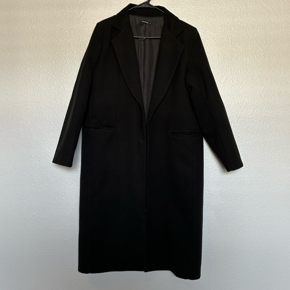 Elegant Black Long Coat